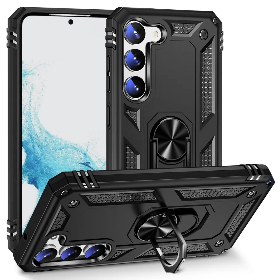 Coque hybride à anneau pour Samsung Galaxy S24 Plus / S25 Plus Coque hybride à anneau pour Samsung Galaxy S24 Plus / S25 Plus